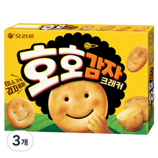 호호감자 오리온 크래커, 3개, 177g