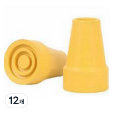 Dr.Pellis J 拐杖/手杖 替換橡膠腳套 22mm, E黃色, 12個