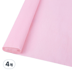 마다꾸미 주름 구김지 피치핑크 50 x 250 cm, 4개, 1색