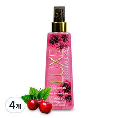 벨캠 쉬머 퍼퓸 바디미스트 핫체리밤, 4개, 100ml