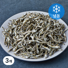 국내산 프리미엄 퀄리티 씨푸드 멸치 볶음 조림용 (냉동), 3개, 500g