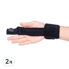리치덕 손가락보호대 손가락 가드 블랙, 2개