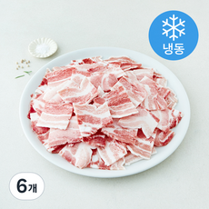 선진포크 한돈 옛날 복고 한입 삼겹살 (냉동), 6개, 800g