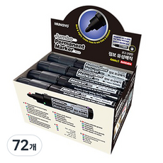 MUNGYO Jumbo油性麥克筆, 72個, 黑色