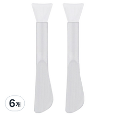 PICKYPICKS 水洗式矽膠面膜刷, 6個, 白色