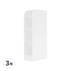 Angle Stand 편리한 디자이너 오피스 스타일 펜꽃이, 스노우, 3개