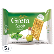 솔렌 그레타 허브 크래커 시즌스 그리너리, 120g, 5개