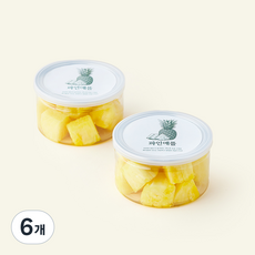 컷팅 골드 파인애플, 200g, 6개