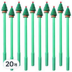 X-MAS 中性筆 0.5mm, 聖誕樹, 20個