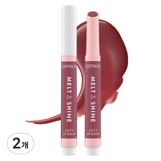 CaTRICe 卡翠絲 柔潤光澤果漾護唇膏, 030號 Seacret 珊瑚棕色, 2個, 1.3g