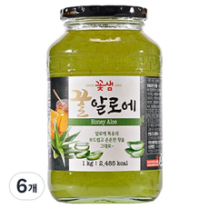꽃샘 꿀알로에, 1kg, 6개