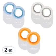 Everhouse 多用途可愛黏貼式把手 混色6入組, 2套