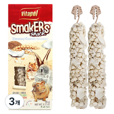 비타폴 소동물 간식 스매커 코코넛 2p, 3개, 90g