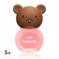 엔비베베 아동용 매니큐어, 크림핑크, 5개