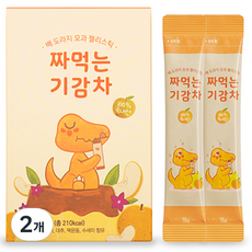 兒童可擠壓柿子茶梨桔梗木瓜果凍棒 15g x 10p, 混合口味（柑橘/梨/風鈴草）, 2個, 150g