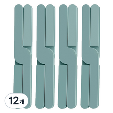 KOVIRA 節省空間矽膠隔熱墊 3.2 x 20 cm, 薄荷綠, 12個