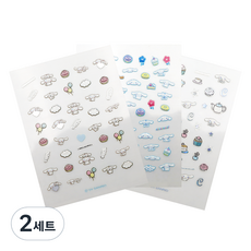 beautyhome 三麗鷗大耳狗喜拿指甲貼3款組, 2個, 混色