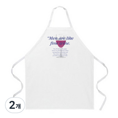 애티튜드에이프런즈 파인 와인 에이프런, 혼합 색상, 2개