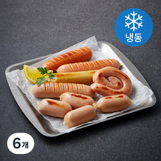 프리미엄 신모듬 소시지 (냉동), 420g, 6개