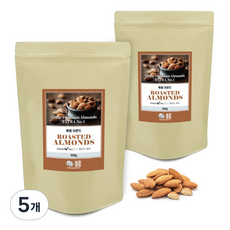 프리미엄 볶음 아몬드, 500g, 5개
