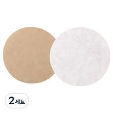 프랜드커피 라운드필터 56mm 브라운 100p + 화이트 100p 세트, 2세트