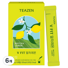 티젠 브이핏 말차레몬, 4g, 10개입, 6개