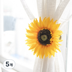 플라워트리 플로리 커튼집게 12cm, 해바라기, 5개