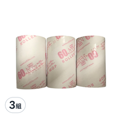 迷你膠粘拖把補充, 80 x 38mm x 60周, 3組