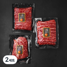 농협안심한우 구이딱조은 갈비살 1++등급 200g x 2개 + 등심 1++등급 200g 세트 (냉장), 2세트