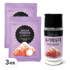 성진 슈가파우더 용기형 90g + 슈가파우더 지퍼형 120g 2p, 330g, 3세트