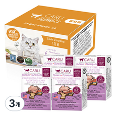 카루펫푸드 전연령 고양이 클래식 스튜, 연어+칠면조, 624g, 3개