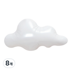 立體雲朵氣球, 8個, 混合顏色