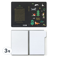 BOOK FRIENDS 文學雙索引便利貼, 伊索寓言, 3個, 60張