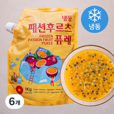 패션후르츠 퓨레 (냉동), 6개, 1kg