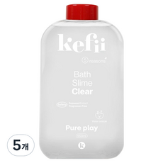 kefii 沐浴史萊姆 透明款, 550ml, 5個