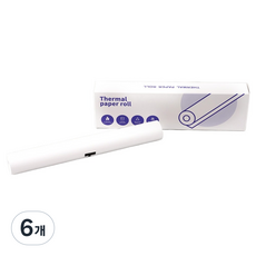 카피어랜드 휴대용프린터 HTP-431전용 감열지 A4 2p, 6개
