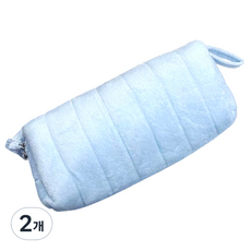 特別商店 柔軟筆袋 鉛筆盒, 藍色, 2個