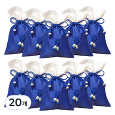 Pojangnet 傳統福袋 基本款 小, 17 海藍色, 20個