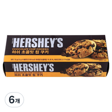 HERSHEY'S 好時 巧克力脆片餅乾 6入, 72g, 6個