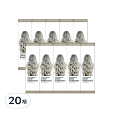 자연이랑 컬러 트리트먼트 60ml, 러블리 워너 베이지, 20개