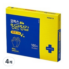 KOMAX Bio衛生手套, 4個, 100入