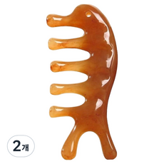 臉部刮痧按摩器 S, 2個, 木質