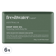 프레쉬워터팜 헴프시드 바디바, 200g, 6개