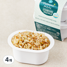 얌이밀 15~36개월 이유식 소고기 브로콜리 버섯 계란밥, 200g, 4개