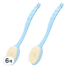 언헤브 심플 샤워 바디 브러쉬 ONE SIZE, 01 블루, 1개입, 6개