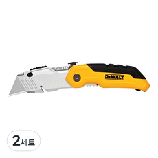 DEWALT 得偉 折疊安全刀+多用途刀片10p, 2組