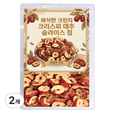 酥脆香脆紅棗切片脆片, 300g, 2個