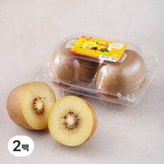 제스프리 뉴질랜드 슈퍼점보 골드키위 2입, 350g, 2팩