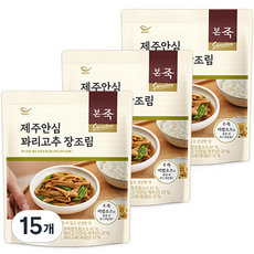 본죽 제주안심 꽈리고추 장조림, 120g, 15개