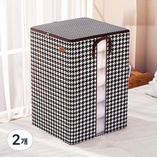 Make Mine 超大容量特大尺寸棉被衣物整理收納箱 附透明窗 180L, 2個, 混和色